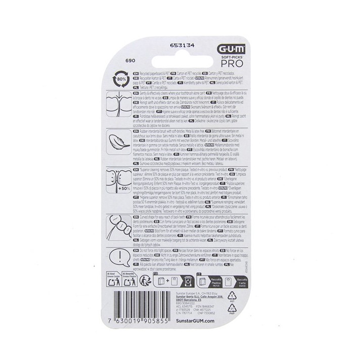 Bâtonnets Interdentaires Soft-Picks Pro M x30 - Gum - IllicoPharma