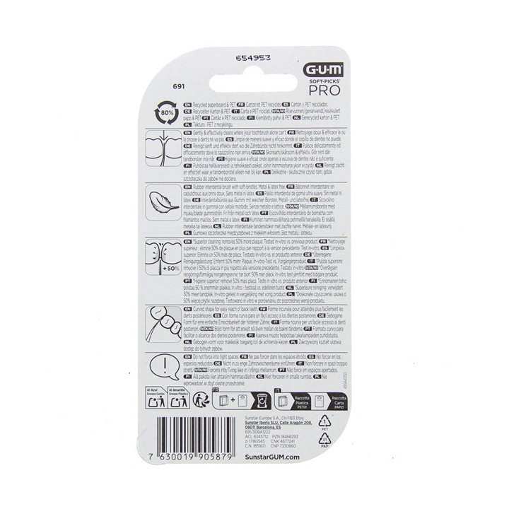 Bâtonnets Interdentaires Soft-Picks Pro L x30 - Gum - IllicoPharma