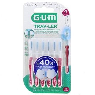 Brossettes interdentaires Trav-Ler 1,4mm x6 Gum - IllicoPharma