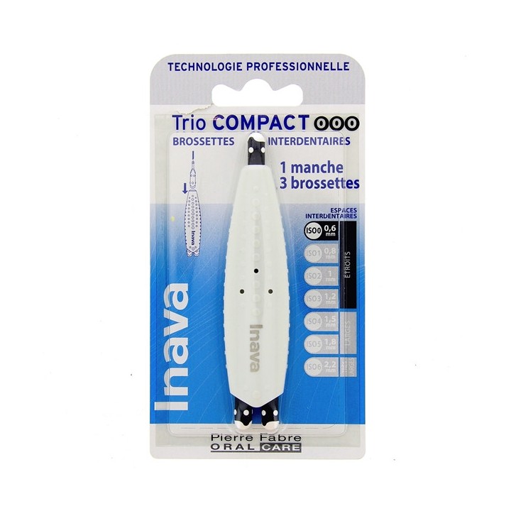 Trio Compact 0/0/0 Brossettes Interdentaires Inava - IllicoPharma