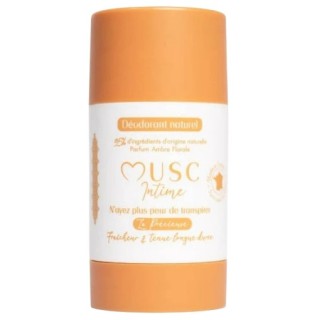 Déodorant Naturel Amber Flower Stick 50g  – Musc Intime – IllicoPharma