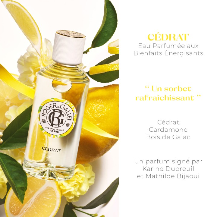 Eau Parfumée Bienfaisante Cédrat 30ml – Roger & Gallet – IllicoPharma