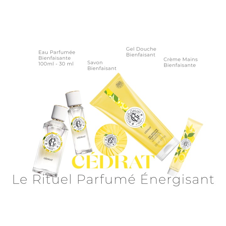 Eau Parfumée Bienfaisante Cédrat 30ml – Roger & Gallet – IllicoPharma