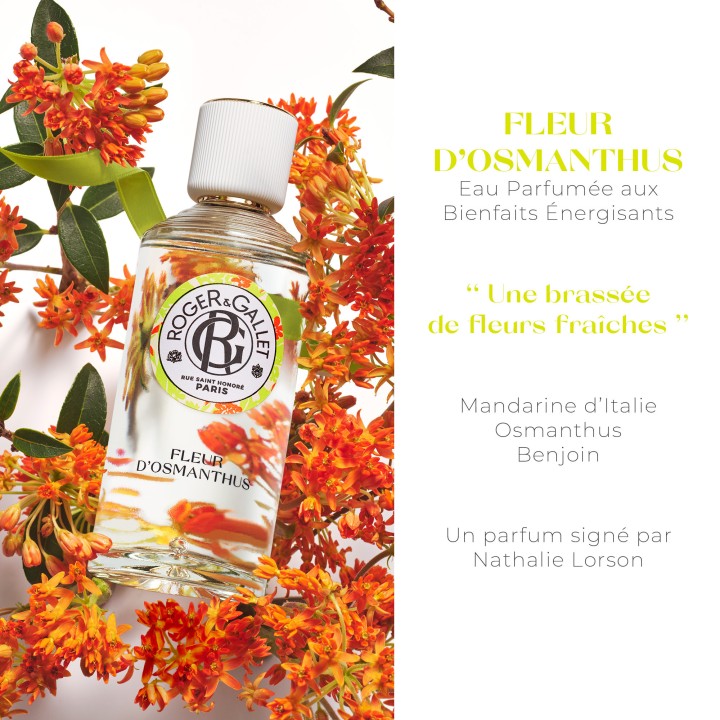 Eau Parfumée Bienfaisante Fleur d'Osmanthus 30ml – Roger & Gallet – IllicoPharma