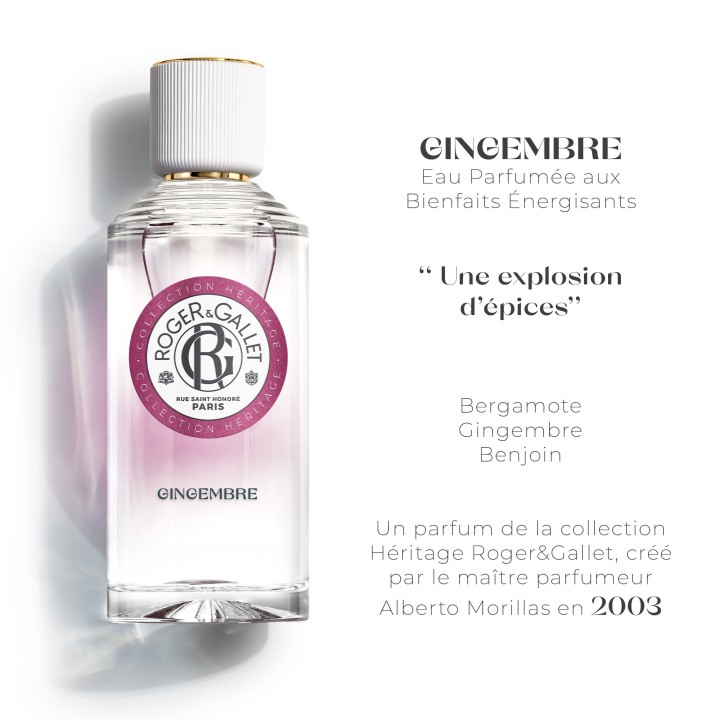 Eau Parfumée Bienfaisante Gingembre 100ml – Roger & Gallet – IllicoPharma