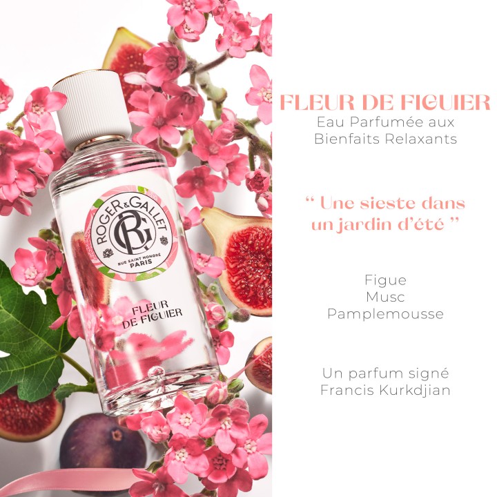 Eau Parfumée Bienfaisante Fleur de Figuier 100ml – Roger & Gallet – IllicoPharma