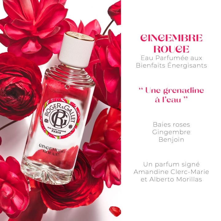 Eau Parfumée Bienfaisante Gingembre Rouge 100ml – Roger & Gallet – IllicoPharma
