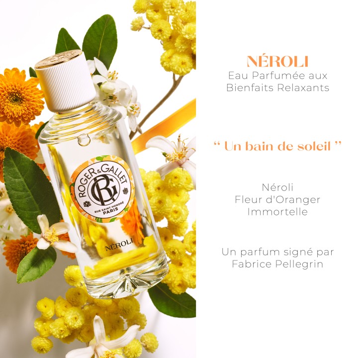 Eau Parfumée Bienfaisante Néroli 100ml – Roger & Gallet – IllicoPharma