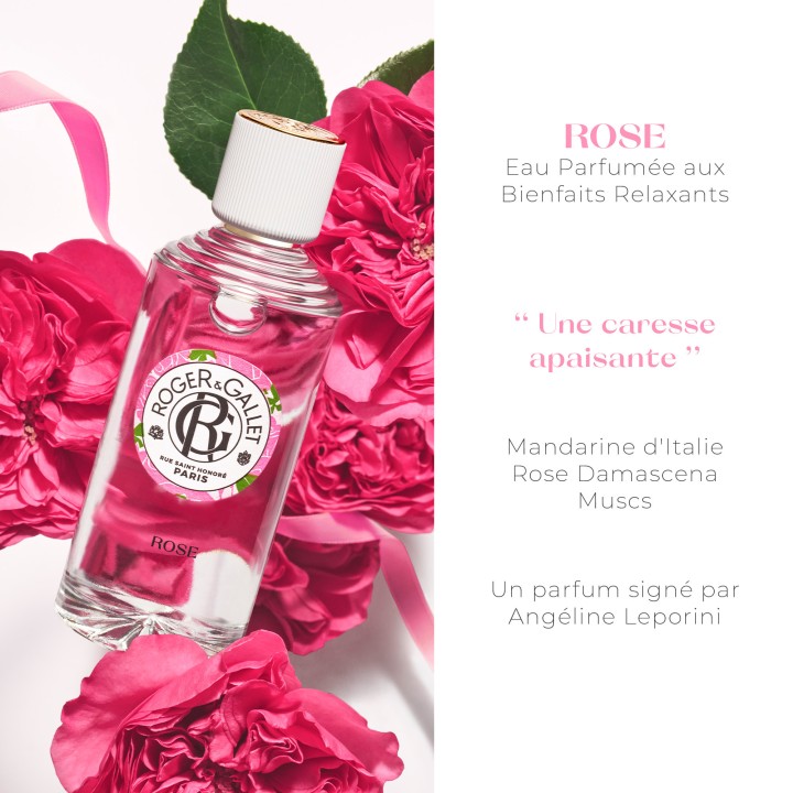 Eau Parfumée Bienfaisante Rose 100ml – Roger & Gallet – IllicoPharma