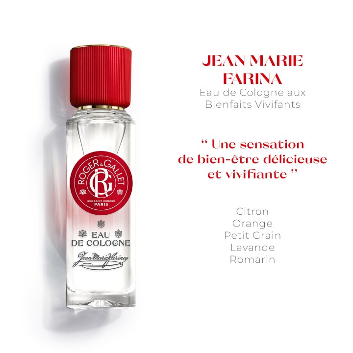 Eau de Cologne Jean-Marie Farina 30ml – Roger & Gallet – IllicoPharma