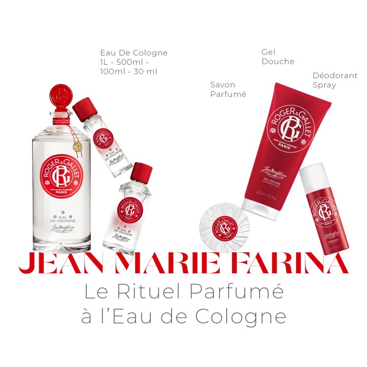 Eau de Cologne Jean-Marie Farina 30ml – Roger & Gallet – IllicoPharma