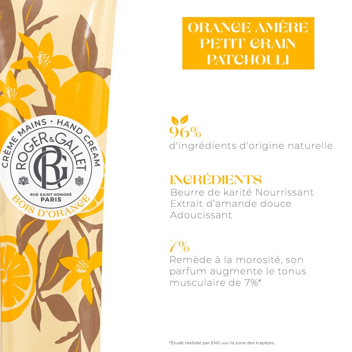 Crème Mains Bienfaisante Bois d'Orange 30ml – Roger & Gallet – IllicoPharma