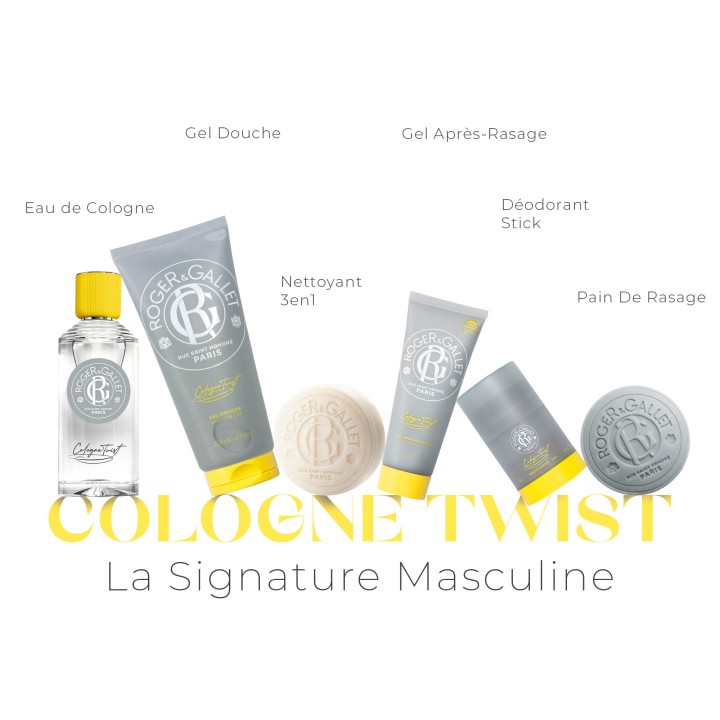 Eau de Cologne Twist Homme 100ml – Roger & Gallet – IllicoPharma