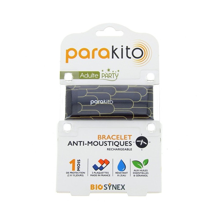 Bracelet anti-moustiques Adulte Party - PARA'KITO - IllicoPharma