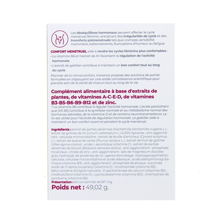 Inovance - Confort Menstruel - x60cpr - Ysonut -  IllicoPharma