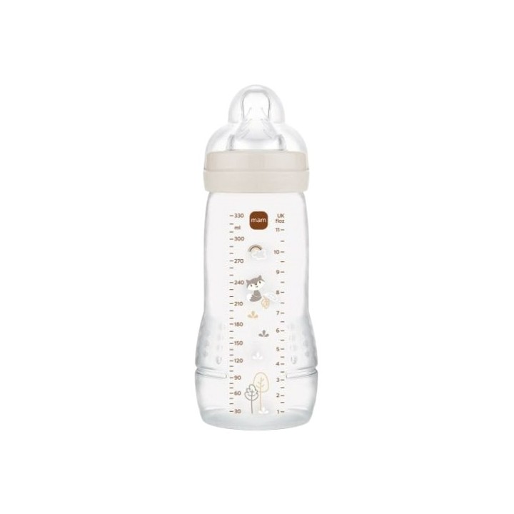 Easy Active 2ème âge Biberon - Sable - 330ml - MAM - IllicoPharma