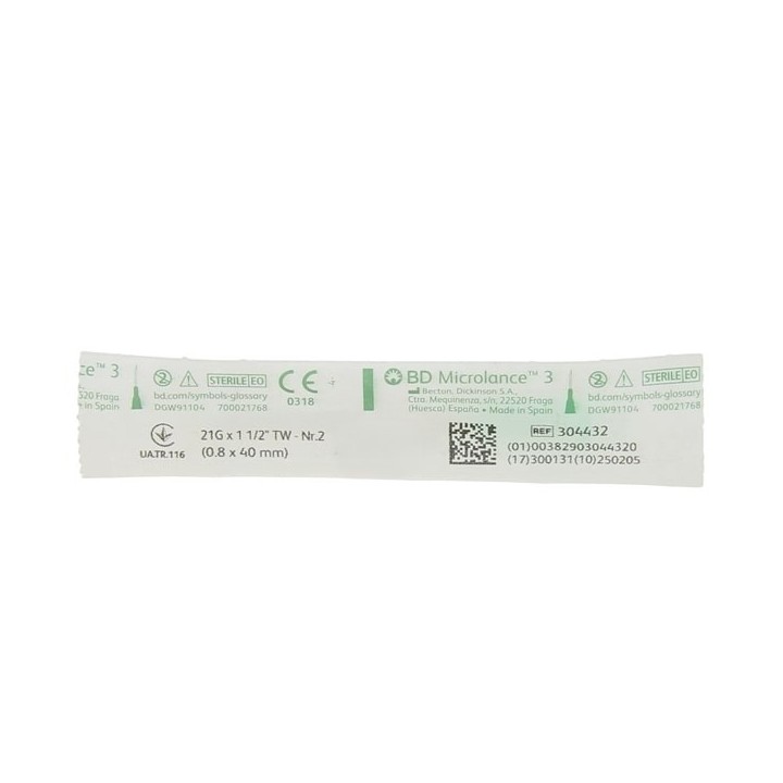 BD Microlance vert 0.8 x 40 mm
