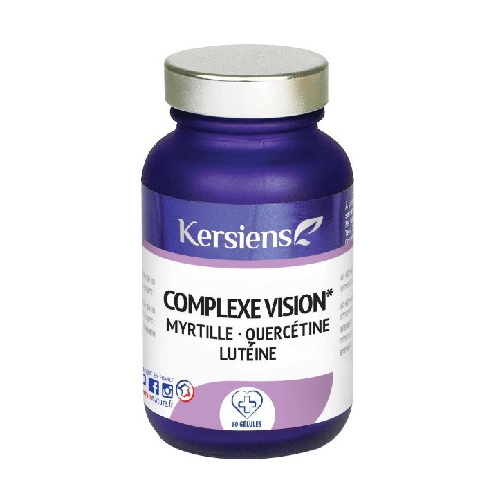 Kersiens - Complexe Vision Myrtille Quercétine Lutéine - 30 gélules - Illicopharma