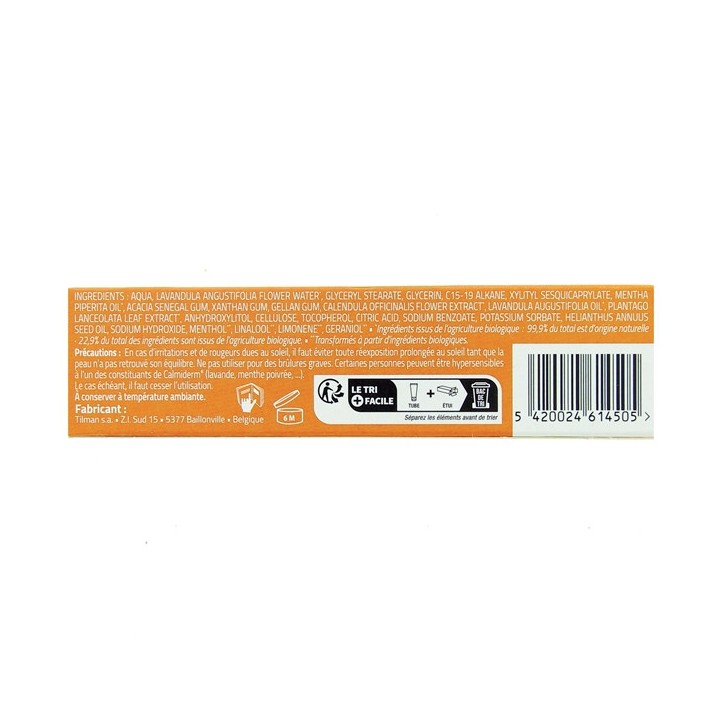 Calmiderm Gel-Crème Bio 40g - Tilman - IllicoPharma