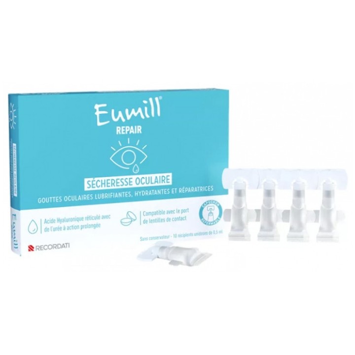 Eumill Repair sécheresse oculaire monodoses 0,5ml