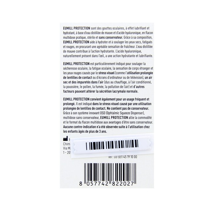 Eumill Protection yeux fatigués 10ml