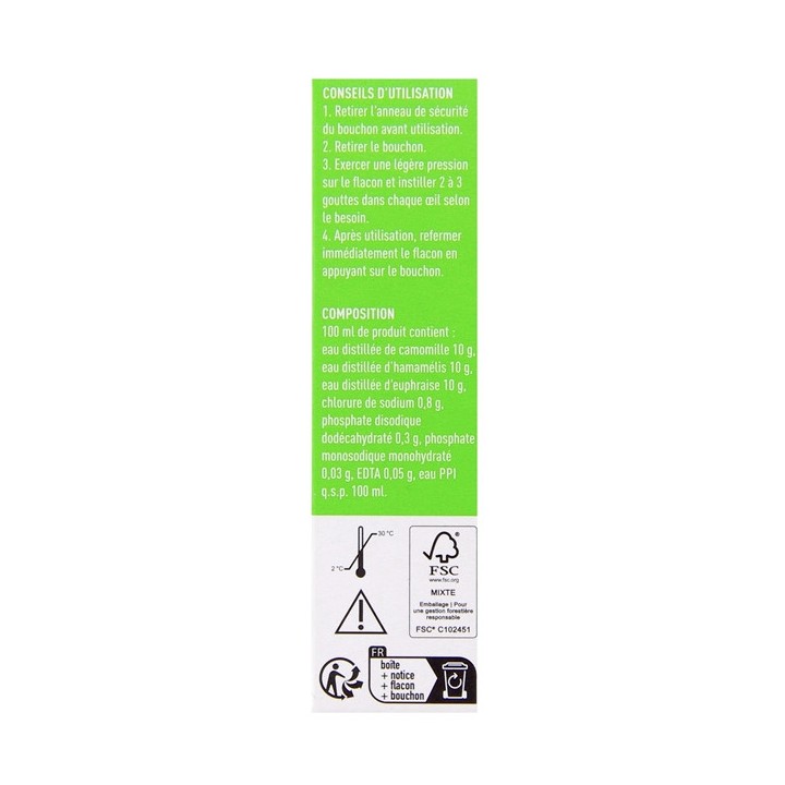 Eumill yeux rouges irrités 10ml