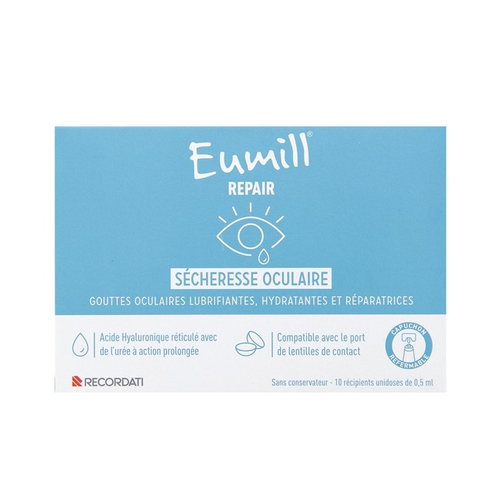 Eumill Repair sécheresse oculaire monodoses 0,5ml