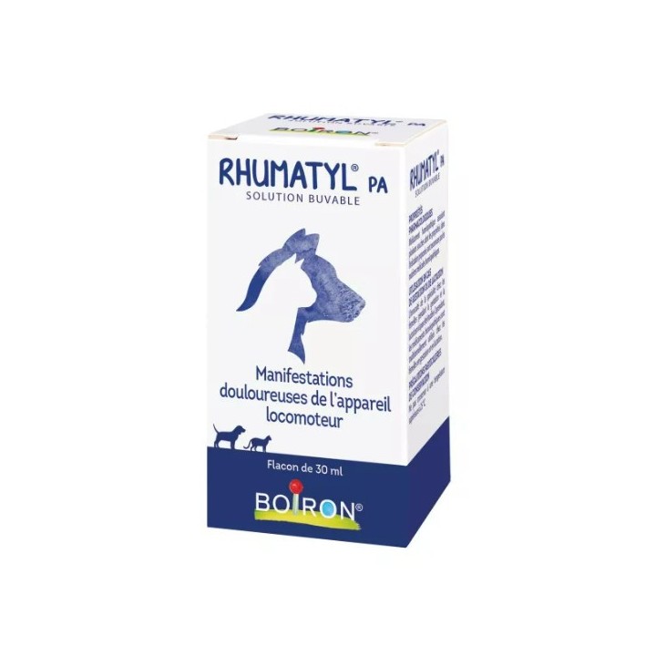 Rhumatyl PA 30ml - Boiron Véto - Produits vétérinaires