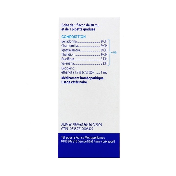 Nervosyl - Boiron Véto - Produits vétérinaires