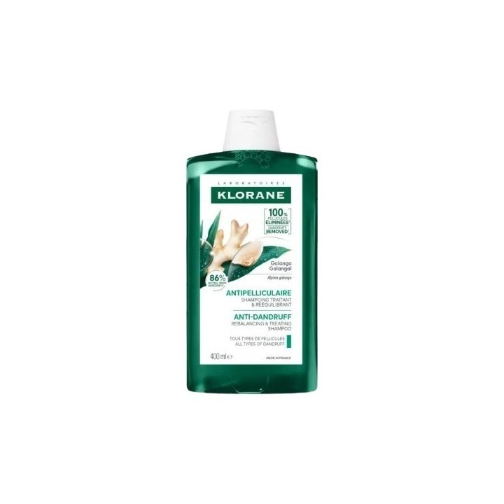 Shampoing Antipelliculaire Galanga 400ml - Klorane - IllicoPharma
