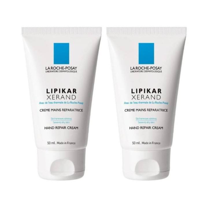 Lipikar Xerand Crème Mains Réparatrice 2x50ml - La Roche-Posay - IllicoPharma