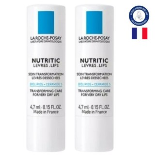 Lipikar Nutritic Lèvres 2x4,7ml - La Roche-Posay - Stick à lèvres - IllicoPharma