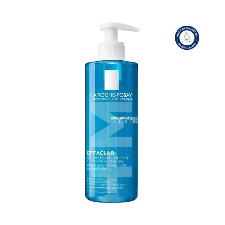 Effaclar Gel Moussant Purifiant 400ml - La Roche-Posay - IllicoPharma