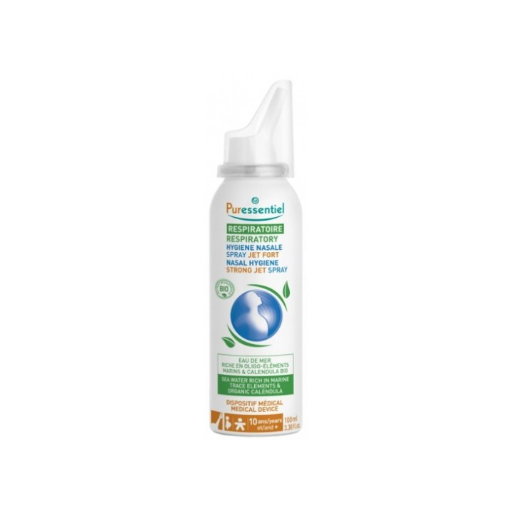 Respiratoire Spray Hygiène Nasale Jet Fort 100ml - Puressentiel - IllicoPharma