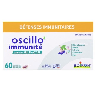Oscillo Immunité Adultes x60cpr bicouches - Boiron - IllicoPharma