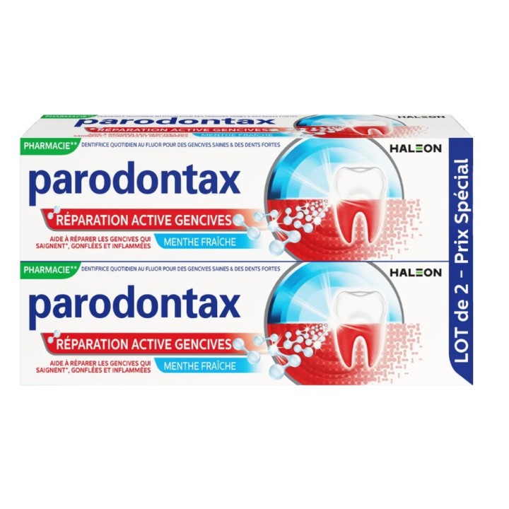 Dentifrice Réparation Active Gencives 2x75ml - Parodontax - IllicoPharma