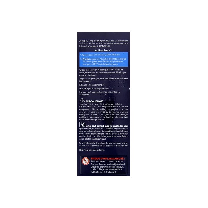 Apaisyl Anti-Poux Xpress Plus 200ml + Peigne - IllicoPharma