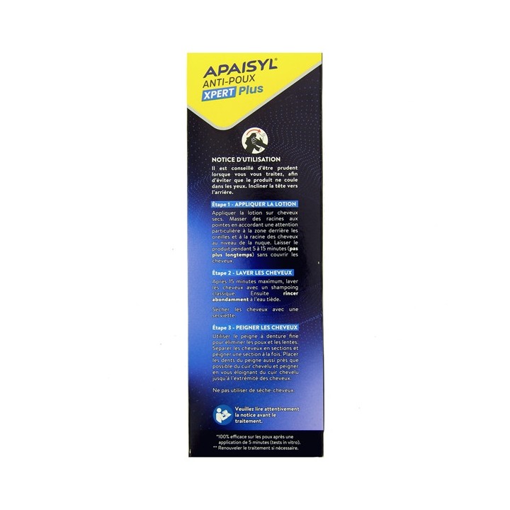 Apaisyl Anti-Poux Xpress Plus 200ml + Peigne - IllicoPharma