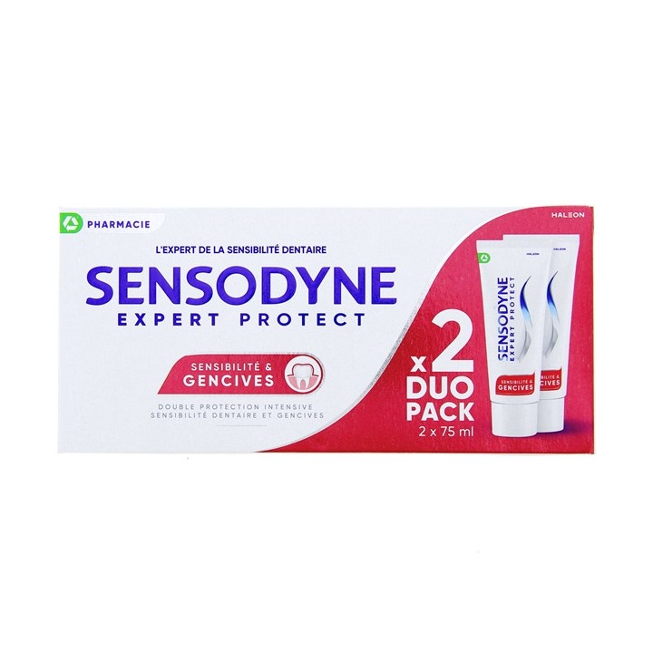 Dentifrice Sensibilité & Gencives 2x75ml - Sensodyne - IllicoPharma