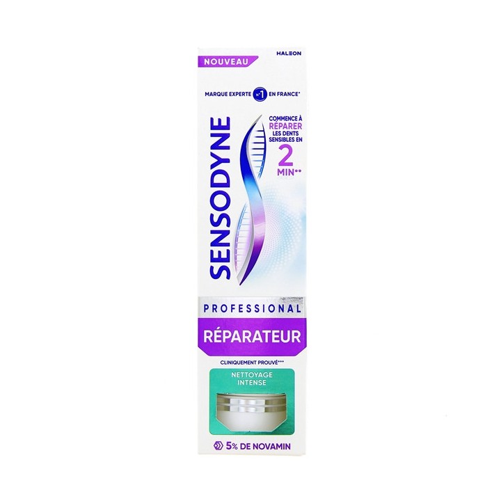 Dentifrice Professional Réparateur Nettoyage Intense 75ml - Sensodyne - IllicoPharma