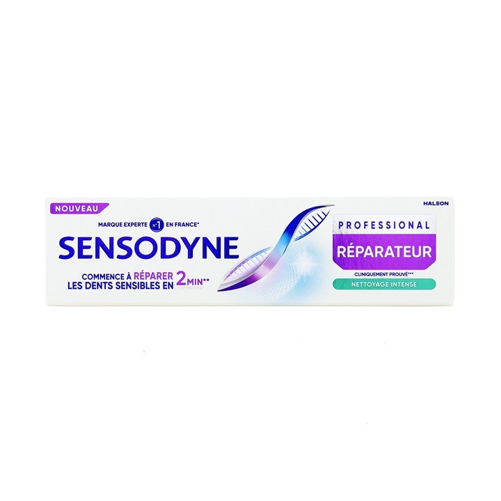 Dentifrice Professional Réparateur Nettoyage Intense 75ml - Sensodyne - IllicoPharma
