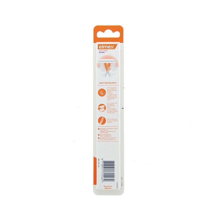 Anti-Caries InterX Brosse à Dents Medium x1 - Elmex - IllicoPharma