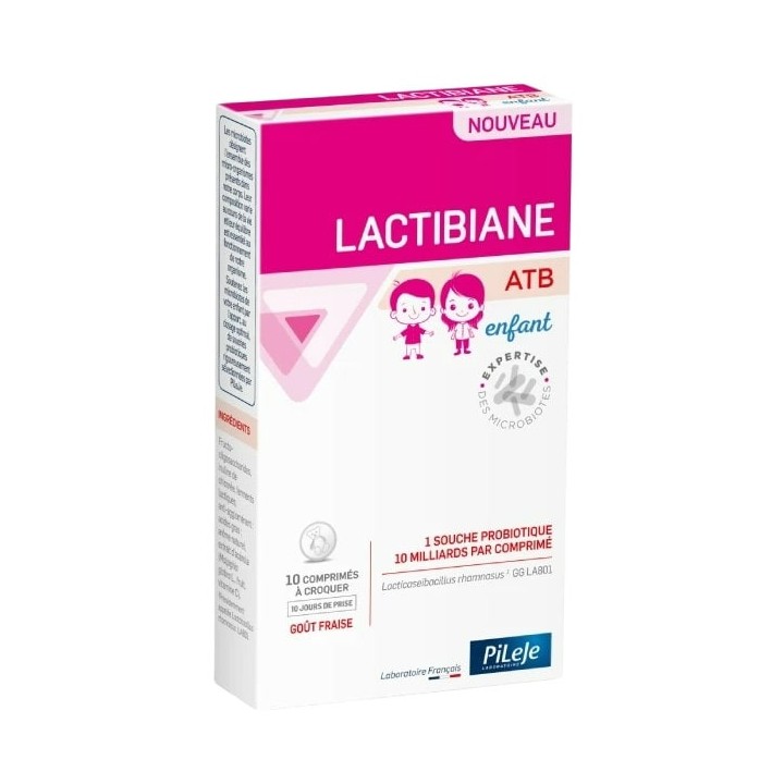 ATB Enfant - 10cpr à croquer Fraise - Pileje - Micronutrition