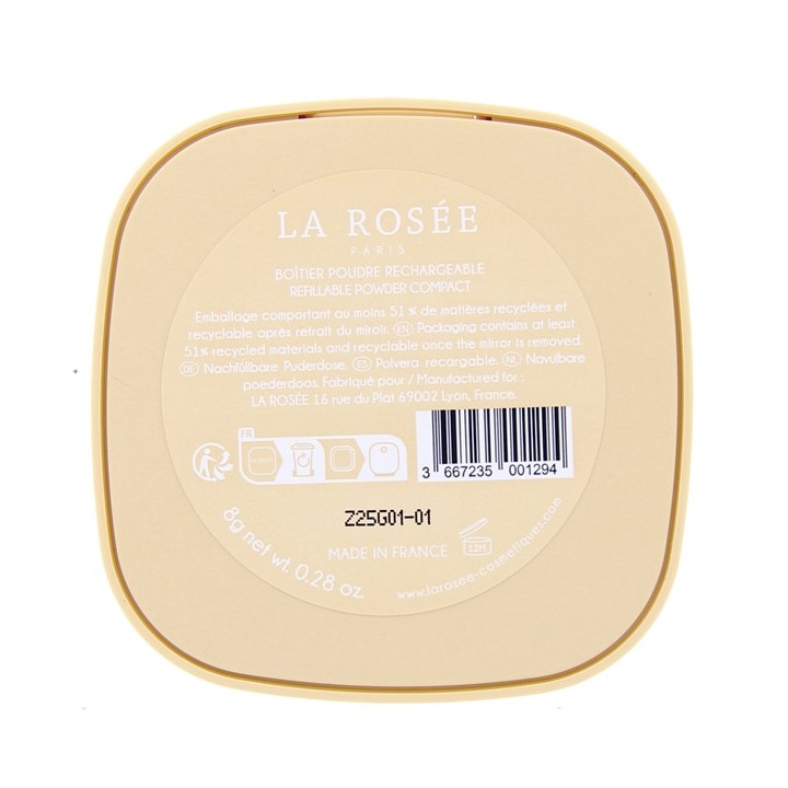 Boîtier Poudre Vide - La Rosée - IllicoPharma