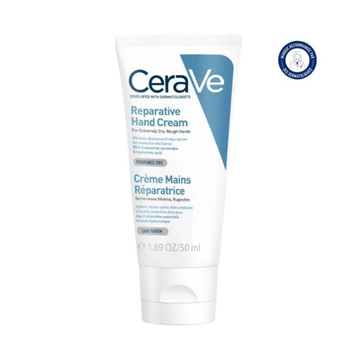Crème Mains Réparatrice 50ml CeraVe - IllicoPharma