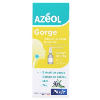 Azéol Spray Gorge - 15ml - Pileje - Phytonutrition