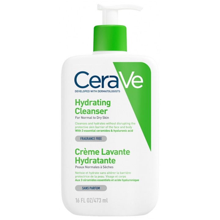 Crème Lavante Hydratante 473ml CeraVe - IllicoPharma