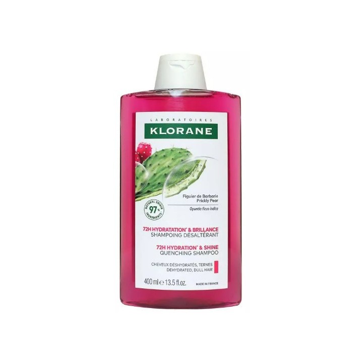 Shampoing Hydratation & Brillance Figuier de Barbarie 400ml - Klorane - IllicoPharma