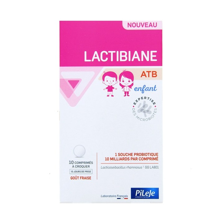 ATB Enfant - 10cpr à croquer Fraise - Pileje - Micronutrition