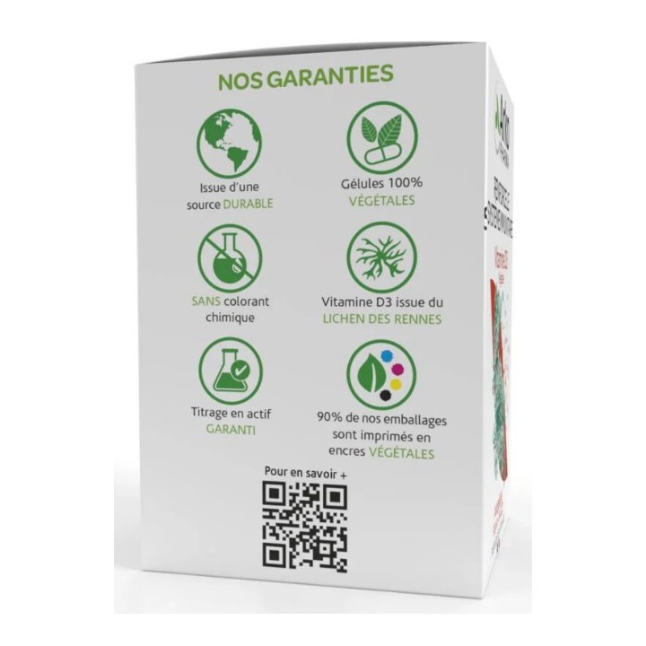 Arkogélules Vitamine D3 végétale - 90 gélules - Arkopharma - IllicoPharma